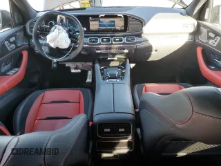 2024 Mercedes-Benz GLE 53 AMG with VIN 4JGFB6BBXRB115904, listed as a Copart auction lot 88603895 with 9,451 mi miles and Salvage title. Bid and sale history available at DreamBid. Image 8.