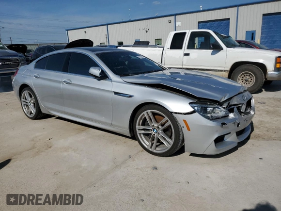 2013 BMW 6 Series 650i xDrive with VIN WBA6B4C59DD098525, listed as a Copart auction lot 67160694 with 52,413 mi miles and Salvage Title. Bid and sale history available at carsss.com. Image 4.