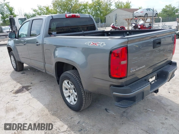 2022 Chevrolet Colorado 4WD LT with VIN 1GCGTCEN8N1126250, listed as a IAAI auction lot 42751251 with 115,582 mi miles and . Bid and sale history available at DreamBid. Image 3.