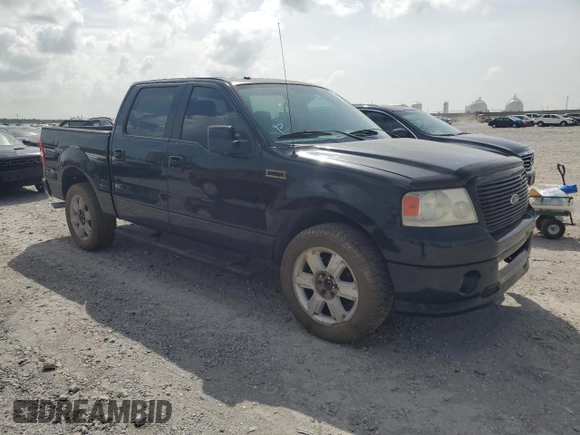 2007 Ford F-150 XLT with VIN 1FTPW12V77KA88667, listed as a Copart auction lot 62866785 with Not provided miles and Salvage title. Bid and sale history available at DreamBid. Image 4.