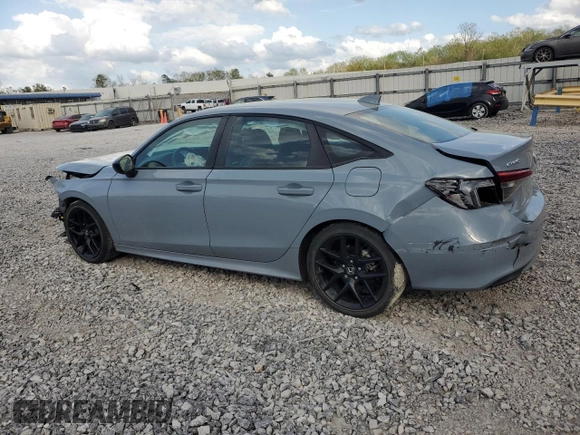 2022 Honda Civic Sedan Sport with VIN 2HGFE2F52NH577076, listed as a Copart auction lot 51750345 with 38,953 mi miles and Salvage Title. Bid and sale history available at carsss.com. Image 2.
