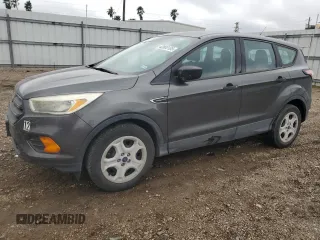 2017 Ford Escape S with VIN 1FMCU0F76HUD84825, listed as a Copart auction lot 42800185 with 59,447 mi miles and Salvage title. Bid and sale history available at DreamBid. Image 1.