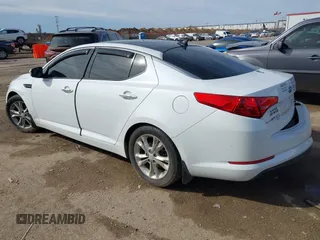 2012 Kia Optima EX with VIN 5XXGN4A70CG065145, listed as a IAAI auction lot 41674539 with 107,620 mi miles. Bid and sale history available at carsss.com. Image 3.