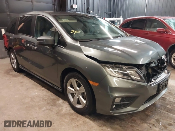 2019 Honda Odyssey EX with VIN 5FNRL6H53KB076088, listed as a IAAI auction lot 42481693 with 47,518 mi miles and . Bid and sale history available at DreamBid. Image 1.