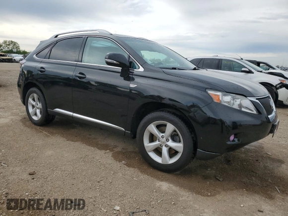 2012 Lexus RX 350 with VIN 2T2ZK1BA7CC083803, listed as a Copart auction lot 58157925 with 110,048 mi miles and Salvage title. Bid and sale history available at DreamBid. Image 4.