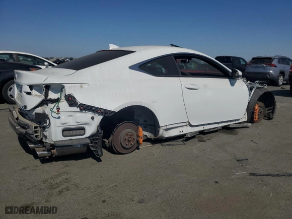2017 Lexus RC F with VIN JTHHP5BC9H5006184, listed as a Copart auction lot 73970344 with 0 mi miles and Non Repairable. Bid and sale history available at carsss.com. Image 3.