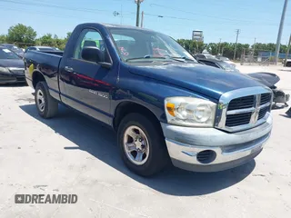 2007 Dodge 1500 ST with VIN 1D7HA16K57J625857, listed as a IAAI auction lot 42167518 with 103,880 mi miles. Bid and sale history available at carsss.com. Image 1.
