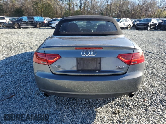 2015 Audi A5 Premium with VIN WAUCFAFH1FN010902, listed as a Copart auction lot 80264624 with 129,786 mi miles and Salvage title. Bid and sale history available at DreamBid. Image 6.