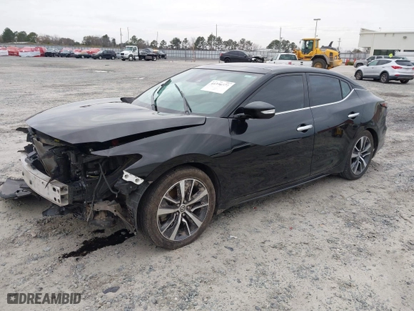 2020 Nissan Maxima SL with VIN 1N4AA6DV7LC376424, listed as a IAAI auction lot 41396571 with 72,268 mi miles. Bid and sale history available at carsss.com. Image 2.
