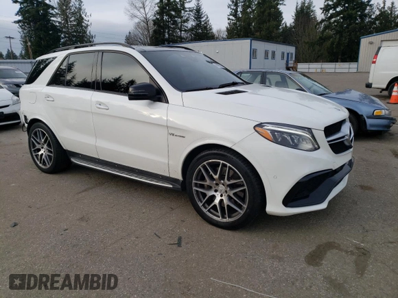 2016 Mercedes-Benz M 63 AMG with VIN 4JGDA7EBXGA758087, listed as a Copart auction lot 89385065 with 81,705 mi miles and Salvage Title. Bid and sale history available at carsss.com. Image 4.