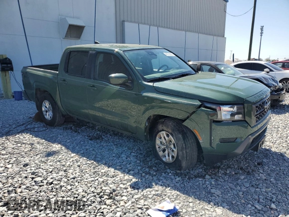 2024 Nissan Frontier SV with VIN 1N6ED1EJXRN640909, listed as a Copart auction lot 48756255 with 14,506 mi miles and Non repairable. Bid and sale history available at DreamBid. Image 4.