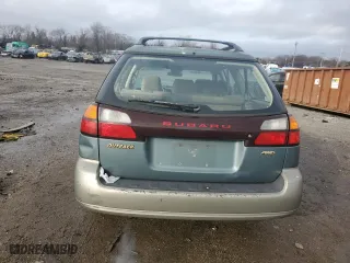 2001 Subaru Legacy Wagon Outback w/RB Equip with VIN 4S3BH665017645702, listed as a Copart auction lot 85477524 with 123,763 mi miles and Salvage Title. Bid and sale history available at carsss.com. Image 6.