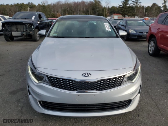 2018 Kia Optima EX with VIN 5XXGU4L32JG227769, listed as a Copart auction lot 48283665 with 43,638 mi miles and Salvage Title. Bid and sale history available at carsss.com. Image 5.
