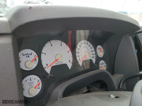 2006 Dodge Ram 2500 SLT with VIN 3D7KS28C86G283576, listed as a Copart auction lot 50599105 with 0 mi miles and Salvage Title. Bid and sale history available at carsss.com. Image 9.