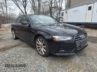 2013 Audi A4 Premium Plus with VIN WAUFFAFL7DN045507, listed as a Copart auction lot 50836595 with 161,283 mi miles and Clean Title. Bid and sale history available at carsss.com. Image 1.