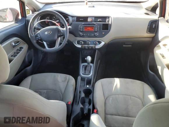 2015 Kia Rio LX with VIN KNADM4A37F6463794, listed as a Copart auction lot 46858735 with 164,081 mi miles and Salvage Title. Bid and sale history available at carsss.com. Image 8.