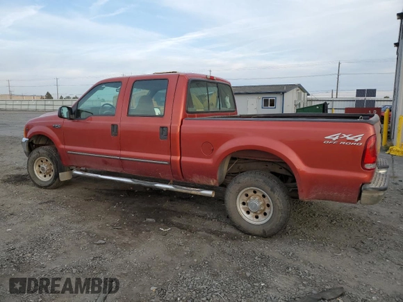 2000 Ford Super Duty F-250 XL with VIN 1FTNW21S2YEC54808, listed as a Copart auction lot 75731584 with 155,290 mi miles and Salvage Title. Bid and sale history available at carsss.com. Image 2.