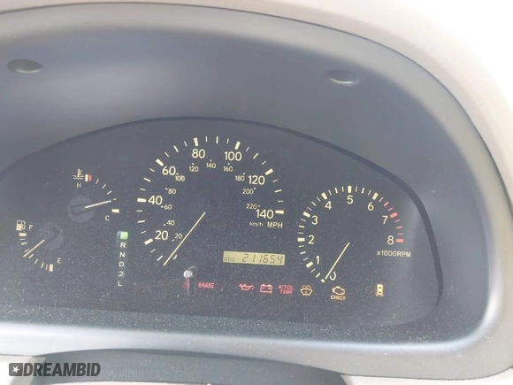2000 Lexus RX 300 with VIN JT6HF10U5Y0151624, listed as a IAAI auction lot 41997532 with 211,654 mi miles. Bid and sale history available at carsss.com. Image 7.
