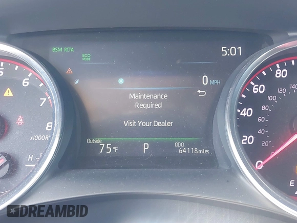 2020 Toyota Camry XSE with VIN 4T1K61AK1LU318098, listed as a IAAI auction lot 41838182 with 64,118 mi miles and . Bid and sale history available at DreamBid. Image 15.