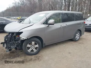 2012 Nissan Quest SL with VIN JN8AE2KP0C9045679, listed as a IAAI auction lot 41802148 with 165,105 mi miles and . Bid and sale history available at carsss.com. Image 2.