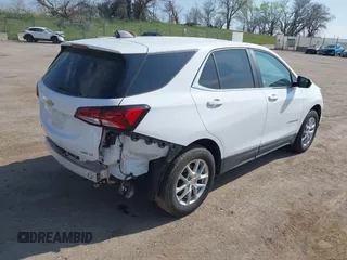 2024 Chevrolet Equinox LT with VIN 3GNAXUEG3RL244777, listed as a IAAI auction lot 42067815 with 14,724 mi miles. Bid and sale history available at carsss.com. Image 4.