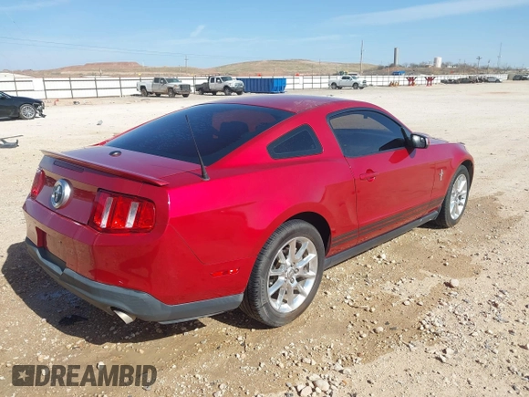 2011 Ford Mustang V6 with VIN 1ZVBP8AM4B5145257, listed as a IAAI auction lot 41817452 with 115,114 mi miles and . Bid and sale history available at carsss.com. Image 4.