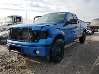 2012 Ford F-150 XL with VIN 1FTEX1EM8CFB24537, listed as a Copart auction lot 77900054 with 145,457 mi miles and Salvage Title. Bid and sale history available at carsss.com. Image 1.