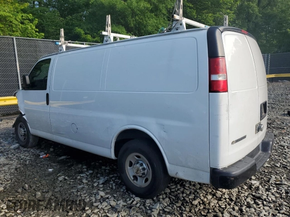 2017 Chevrolet Express Cargo z VIN 1GCWGAFF8H1111733, wystawiony jako Copart lot #55809425 z przebiegiem 99 328 mil mil oraz Szkoda całkowita • Salvage title. Historia ofert i sprzedaży dostępna na DreamBid. Obrazek 2.