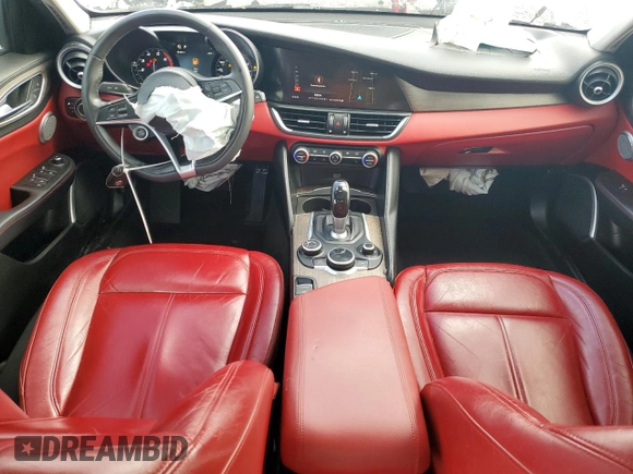 2018 Alfa Romeo Giulia Ti Sport with VIN ZARFAECN8J7577871, listed as a Copart auction lot 88101745 with 88,929 mi miles and Salvage Title. Bid and sale history available at carsss.com. Image 8.