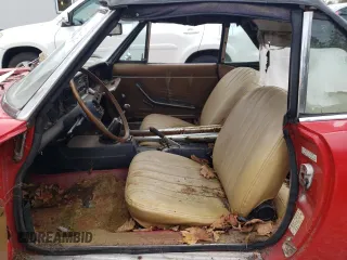 1977 FIAT 124 Spider z VIN 124CS10119615, wystawiony jako Copart lot #54527635 z przebiegiem 92 780 mil mil oraz Czysty tytuł • Clean title. Historia ofert i sprzedaży dostępna na DreamBid. Obrazek 7.