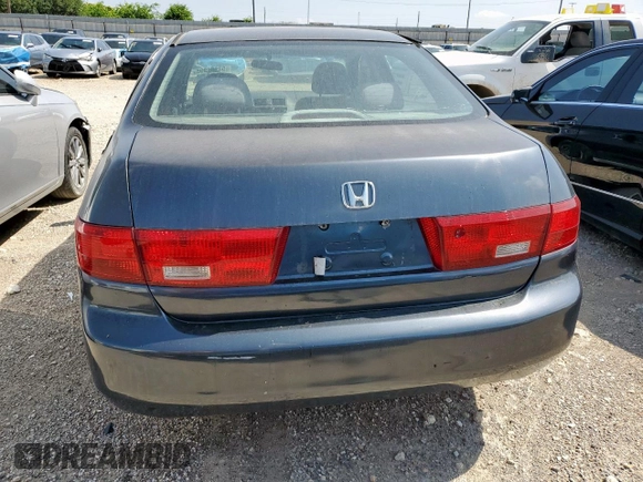 2005 Honda Accord LX with VIN 3HGCM56475G704595, listed as a Copart auction lot 57961995 with 227,667 mi miles and Salvage title. Bid and sale history available at DreamBid. Image 6.