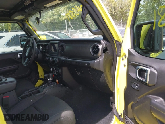 2023 Jeep Wrangler Sport with VIN 1C4HJXDG5PW693865, listed as a IAAI auction lot 40068881 with 12,149 mi miles and . Bid and sale history available at DreamBid. Image 5.