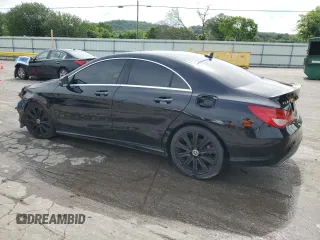2018 Mercedes-Benz CLA 250 with VIN WDDSJ4EB1JN663031, listed as a Copart auction lot 61464505 with 102,754 mi miles and Salvage title. Bid and sale history available at DreamBid. Image 2.
