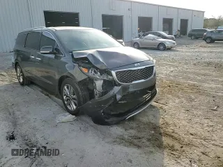 2015 Kia Sedona SX-L with VIN KNDME5C1XF6020296, listed as a Copart auction lot 42625245 with 153,028 mi miles and Salvage Title. Bid and sale history available at DreamBid. Image 11.