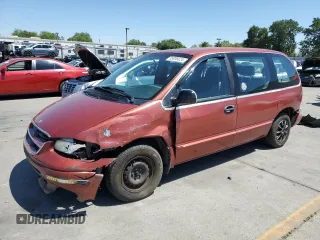 1999 Dodge Caravan with VIN 2B4FP25B0XR192013, listed as a Copart auction lot 55006624 with 195,008 mi miles and Salvage title. Bid and sale history available at DreamBid. Image 1.