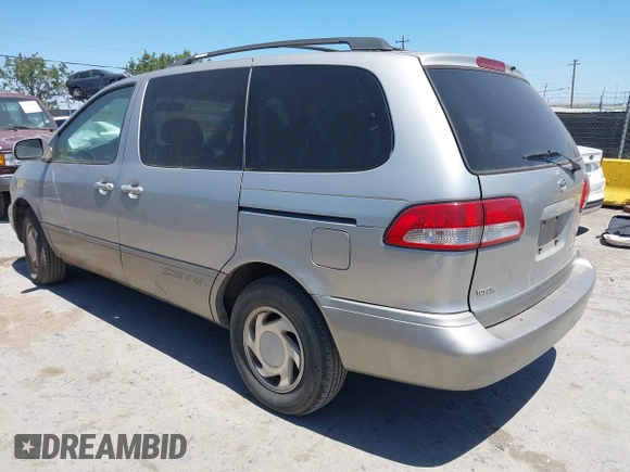 2001 Toyota Sienna LE z VIN 4T3ZF13C61U393209, wystawiony jako IAAI lot #42304583 z przebiegiem 253 662 mil mil oraz . Historia ofert i sprzedaży dostępna na DreamBid. Obrazek 3.