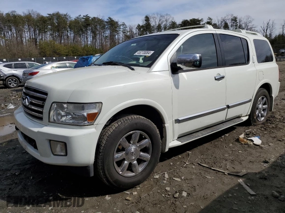 2005 Infiniti QX56 with VIN 5N3AA08C95N813088, listed as a Copart auction lot 45270084 with 300,536 mi miles and Salvage Title. Bid and sale history available at carsss.com. Image 1.