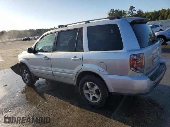 2006 Honda Pilot EX with VIN 5FNYF28446B008729, listed as a Copart auction lot 77075504 with 356,586 mi miles and Salvage Title. Bid and sale history available at DreamBid. Image 2.
