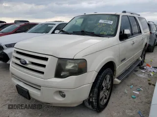 2008 Ford Expedition EL Limited with VIN 1FMFK19538LA14439, listed as a Copart auction lot 77560014 with 207,404 mi miles and Non Repairable. Bid and sale history available at carsss.com. Image 1.