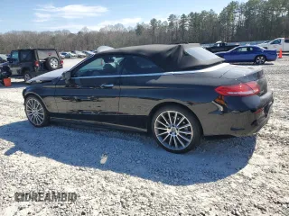 2017 Mercedes-Benz C 300 with VIN WDDWK4JB3HF541585, listed as a Copart auction lot 47326165 with 57,017 mi miles and Salvage Title. Bid and sale history available at DreamBid. Image 2.