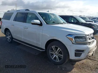 2023 Ford Expedition Max Limited with VIN 1FMJK2A8XPEA15757, listed as a IAAI auction lot 41657197 with 56,839 mi miles and . Bid and sale history available at DreamBid. Image 1.
