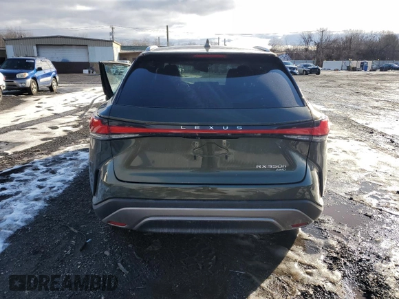 2024 Lexus RX with VIN 2T2BBMCA7RC041724, listed as a Copart auction lot 43319385 with 11,837 mi miles and Salvage Title. Bid and sale history available at carsss.com. Image 6.