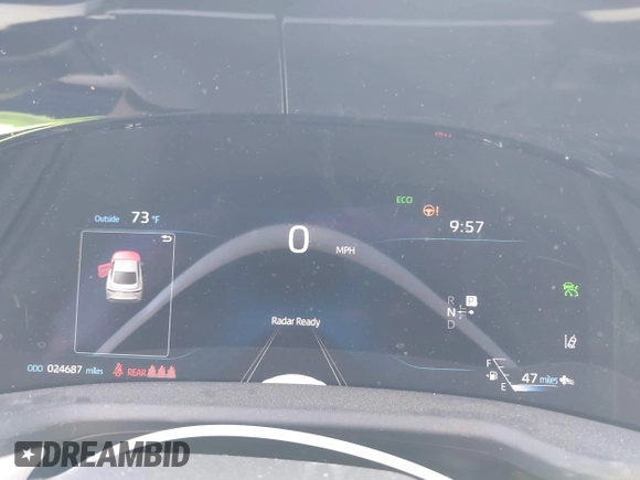 2022 Toyota Mirai XLE with VIN JTDAAAAA6NA004649, listed as a IAAI auction lot 42272950 with 24,687 mi miles and . Bid and sale history available at DreamBid. Image 7.