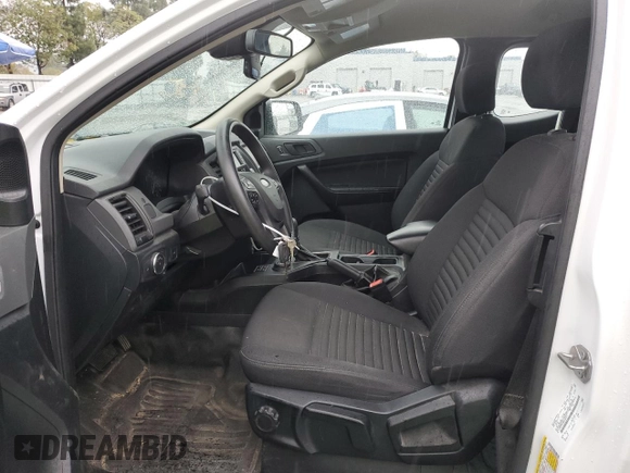 2021 Ford Ranger XL with VIN 1FTER1FHXMLD60010, listed as a Copart auction lot 45132135 with 38,237 mi miles and Salvage Title. Bid and sale history available at DreamBid. Image 7.