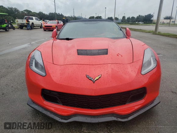 2014 Chevrolet Corvette Z51 1LT with VIN 1G1YH3D75E5127656, listed as a Copart auction lot 75169584 with 0 mi miles and Salvage Title. Bid and sale history available at carsss.com. Image 5.