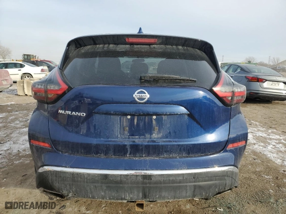 2020 Nissan Murano S with VIN 5N1AZ2AJ3LN112789, listed as a Copart auction lot 89358275 with 61,652 mi miles and Salvage Title. Bid and sale history available at carsss.com. Image 6.