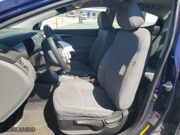 2012 Hyundai Elantra GLS with VIN 5NPDH4AEXCH096867, listed as a Copart auction lot 47478425 with 204,591 mi miles and Salvage Title. Bid and sale history available at carsss.com. Image 7.