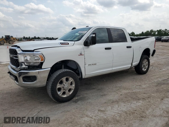 2024 Ram 2500 Big Horn with VIN 3C6UR5DL3RG106158, listed as a Copart auction lot 54498835 with 38,817 mi miles and Salvage Title. Bid and sale history available at carsss.com. Image 1.