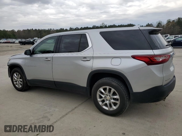 2019 Chevrolet Traverse LS with VIN 1GNERFKW8KJ145727, listed as a Copart auction lot 50228015 with 132,212 mi miles and Salvage Title. Bid and sale history available at carsss.com. Image 2.