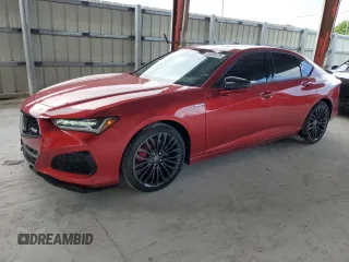 2023 Acura TLX Type S with VIN 19UUB7F0XPA002694, listed as a Copart auction lot 60456875 with 669 mi miles and Salvage title. Bid and sale history available at DreamBid. Image 1.